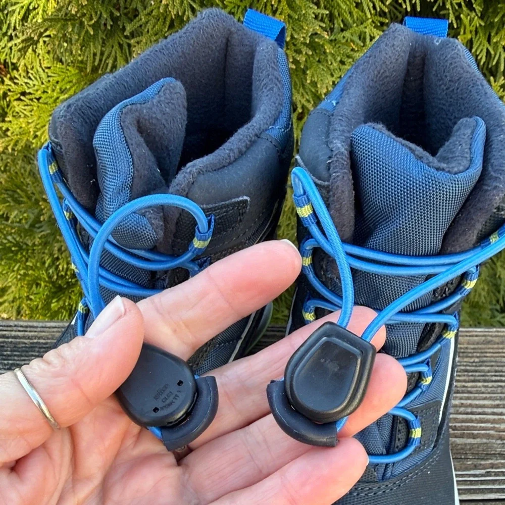 Merrell Kids Navy with Lime Accent Winter Boots size 12
